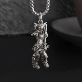 Mech mergaičių karoliai Šaunūs dviratininkų remonto deivės pakabukai vyrų pankų motociklų dviratininkų roko tendencijų papuošalai