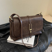 Õla- ja ristkehaga PU kotid 2024 Uus kvaliteetne moodne tõmblukuga kott naistele Bolso Bandolera De Alta Calidad