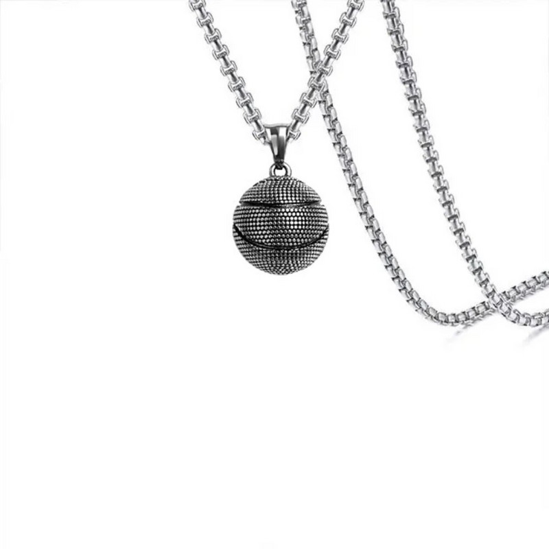 Sulamist korvpalliripats roostevabast terasest kett Mood Sport meeste kaelakee hobikorvpalli ehted kingitus