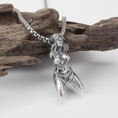 Retro sidabru dengtas moteriškas žvėries pakabukas kūdikiui angelas lankas ir strėlės karoliai, vyriški ir moteriški, žavūs papuošalai