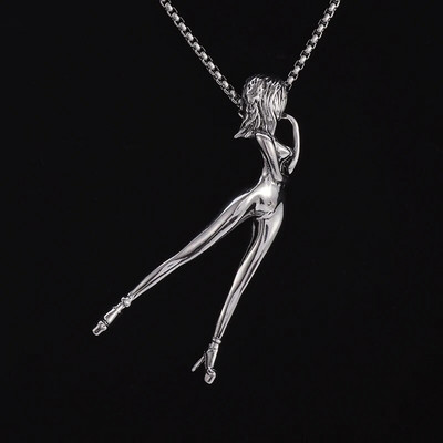 Retro sidabru dengtas moteriškas žvėries pakabukas kūdikiui angelas lankas ir strėlės karoliai, vyriški ir moteriški, žavūs papuošalai