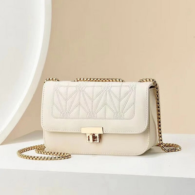 Klasične ženske torbe na rame Svestrana nježna torba s lancem Moderna i jednostavna mala četvrtasta torba