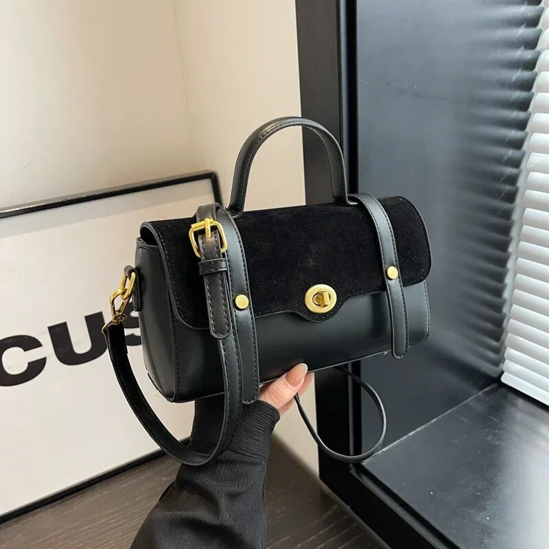 Ρετρό γυναικείες τσάντες ώμου Νέα τάση με φερμουάρ 2024 Simplicity casual ευέλικτες γυναικείες τσάντες χιαστί Bolsas Para Mujeres