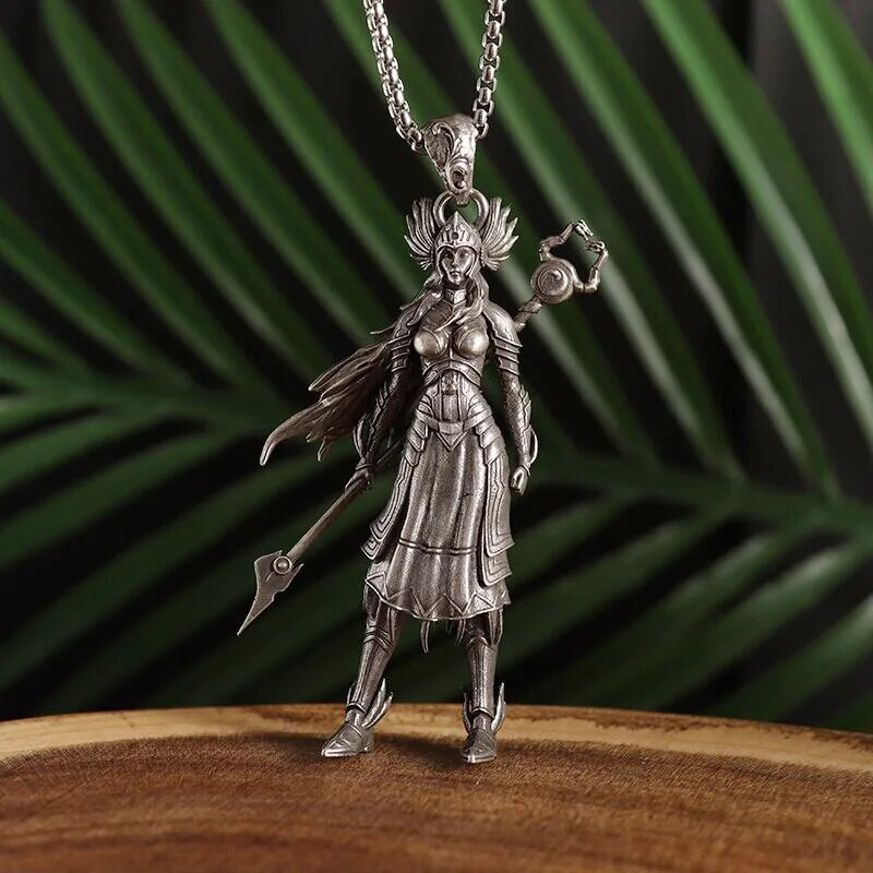 Valkirijos Šiaurės mitologijos pakabukas Odino duktė globėja deivė karoliai vyrų ir moterų mados amuletas papuošalai gimtadienio dovana