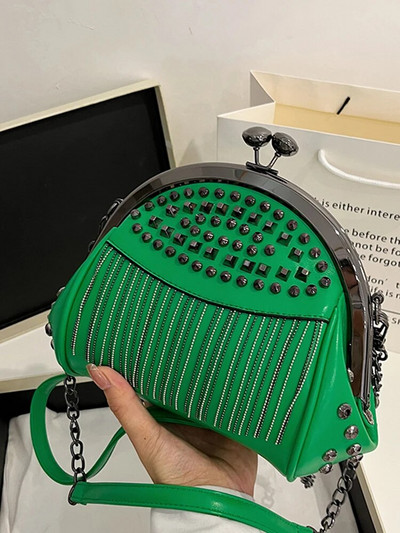 Naiste kott Uus stiil Neet Tutt Moodne Shell kott Korea Style Õlakott Kett Käekott Kvaliteetne Luksus Disainer