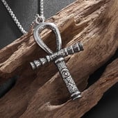 Vana-Egiptuse vaarao Eye of Horus Patronus ripats Meeste Ankh Cross kaelakee Meeste Vintage Lucky Amulet Ehted
