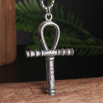 Vana-Egiptuse vaarao Eye of Horus Patronus ripats Meeste Ankh Cross kaelakee Meeste Vintage Lucky Amulet Ehted