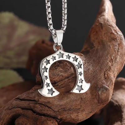 Hiphopo blizgus cirkonis, auksinis pakabukas arklio galvai, pasagos karoliai, vyriški, moteriški, madingi roko papuošalai vakarėliui