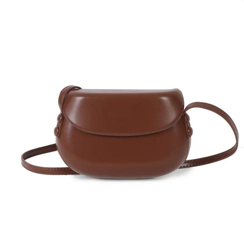 2023 Νέα μόδα ρετρό τσάντα σέλας Mini τσάντα χιαστί, ευέλικτη και απλή φορητή τσάντα ώμου