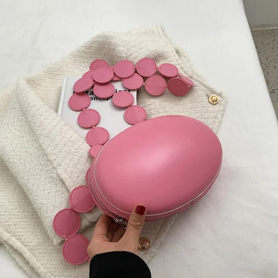 Madingas ovalaus dizaino Crossbody krepšys moterims Mini rankinė ant pečių ir piniginės Kokybiška odinė žinutė krūtinės krepšys moteriška prabangi rankinė