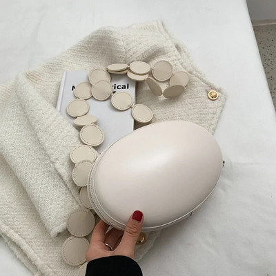 Madingas ovalaus dizaino Crossbody krepšys moterims Mini rankinė ant pečių ir piniginės Kokybiška odinė žinutė krūtinės krepšys moteriška prabangi rankinė