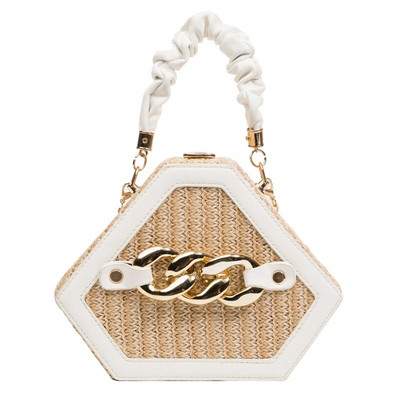 Καλοκαιρινές ψάθινες τσάντες για γυναίκες υψηλής ποιότητας κουτί τσάντα bohemia τσάντα ώμου μοδάτες τσάντες και τσάντες σχεδιαστής Crossbody bag clutch