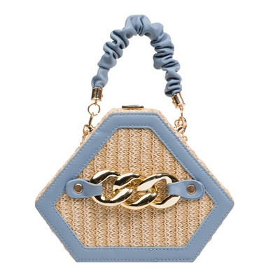 Καλοκαιρινές ψάθινες τσάντες για γυναίκες υψηλής ποιότητας κουτί τσάντα bohemia τσάντα ώμου μοδάτες τσάντες και τσάντες σχεδιαστής Crossbody bag clutch