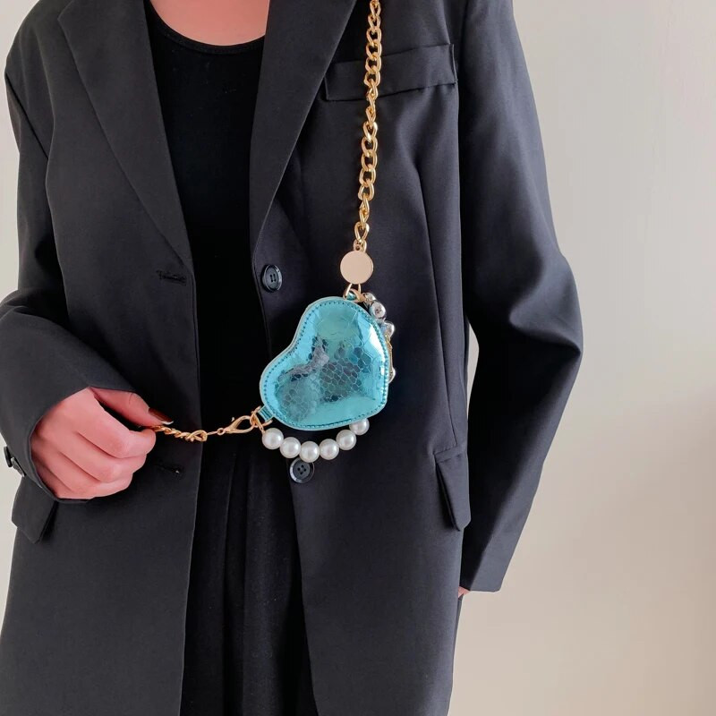 2023. aasta suvine naistekott Brand Chicken Heart õlakotid naistele Mini huulepulk kott Moekett Crossbody kott disainer rahakott