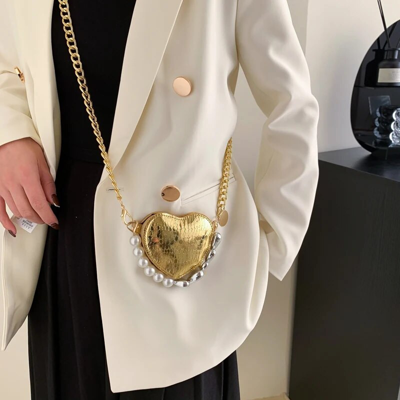 2023. aasta suvine naistekott Brand Chicken Heart õlakotid naistele Mini huulepulk kott Moekett Crossbody kott disainer rahakott