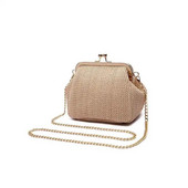 Casual Straw Lock Shell kotikotid naistele Beach Retro Vintage Designer kotikett Naiste õlakott Naiste käekotid