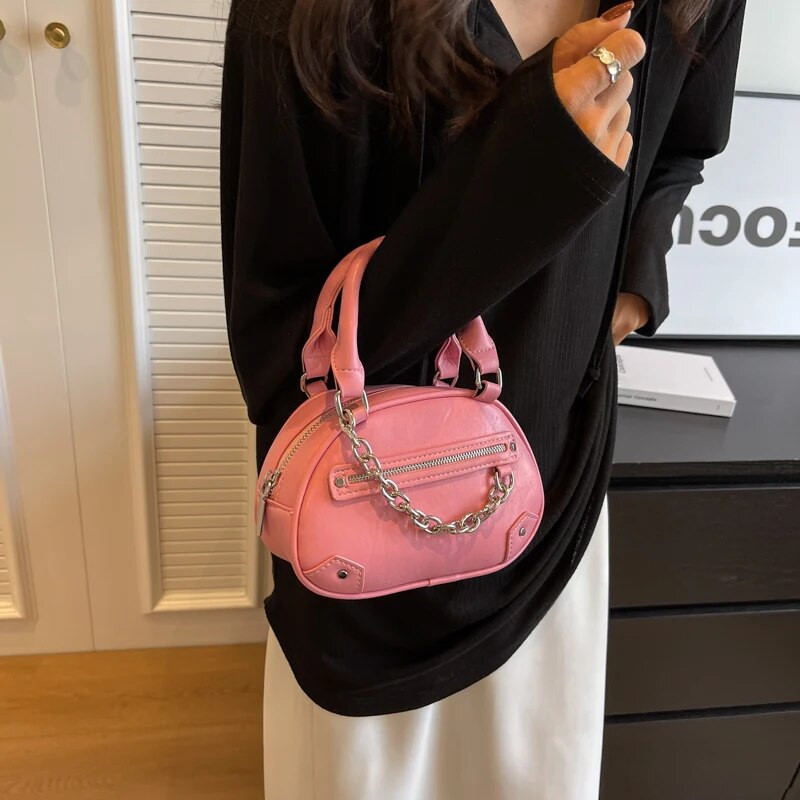 LEFTSIDE hõbedased, lühikese käepidemega mini-crossbody kotid naistele 2023. aasta Korea uusima trendiga disaineri käekotid kaenlaalustest õlakottidest