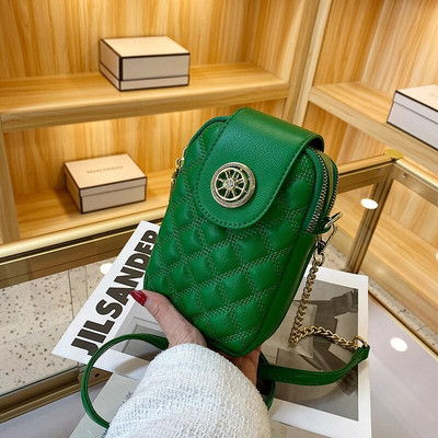 Naiste käekotid Kahekihilised disainerid pöörlevad metallist lukuga õlakotid Mood Uus luksusbrändi naiste käekott