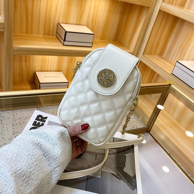 Naiste käekotid Kahekihilised disainerid pöörlevad metallist lukuga õlakotid Mood Uus luksusbrändi naiste käekott