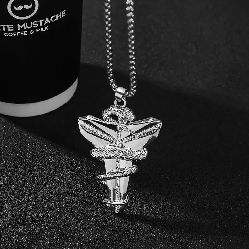 Korvpallifännid mälestavad Kobe ripatsikaelakee Mood Retro Viper Mamba Risti kaelakee Meestele ja naistele mälestuskingitused