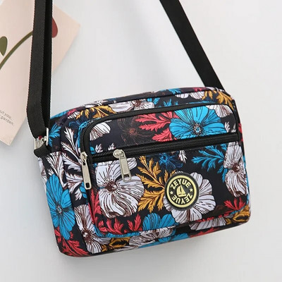 Γυναικεία τσάντα σταυρού Γυναικεία τσάντα νάιλον ύφασμα Leisure Shoulder Mommy Night Market Τσάντα Άμεση έγκριση Commuter Messenger Τσάντα