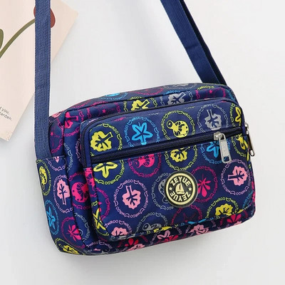 Γυναικεία τσάντα σταυρού Γυναικεία τσάντα νάιλον ύφασμα Leisure Shoulder Mommy Night Market Τσάντα Άμεση έγκριση Commuter Messenger Τσάντα