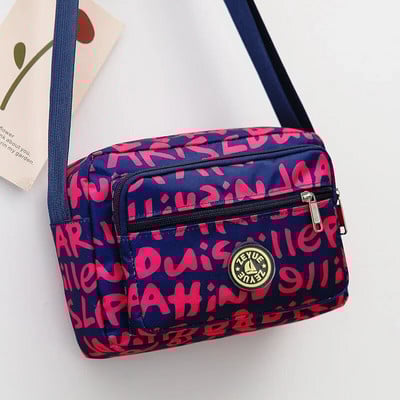 Γυναικεία τσάντα σταυρού Γυναικεία τσάντα νάιλον ύφασμα Leisure Shoulder Mommy Night Market Τσάντα Άμεση έγκριση Commuter Messenger Τσάντα