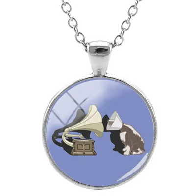 JWEIJIAO Šareni diskovi Ogrlica Disk s pločama Klasična glazba Simbol Privjesci Privjesak Hiphop Lanac noćni klubovi Punk Nakit H484