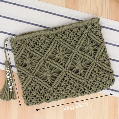 Okrugla slamnata torba za plažu Vintage ručno tkana torba na rame Kružne rafije Torbe od ratana Boemske torbe za ljetni odmor Ležerne torbe