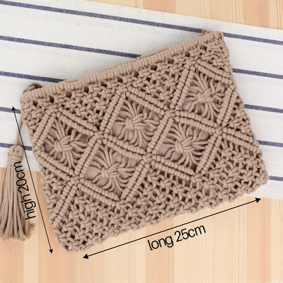 Okrugla slamnata torba za plažu Vintage ručno tkana torba na rame Kružne rafije Torbe od ratana Boemske torbe za ljetni odmor Ležerne torbe