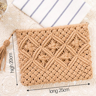 Okrugla slamnata torba za plažu Vintage ručno tkana torba na rame Kružne rafije Torbe od ratana Boemske torbe za ljetni odmor Ležerne torbe