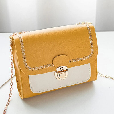 Uued naiste PU-nahast Trend Lingge Crossbody Bag Fashion V mustriga võrega väike õlakott, valge must reisikott