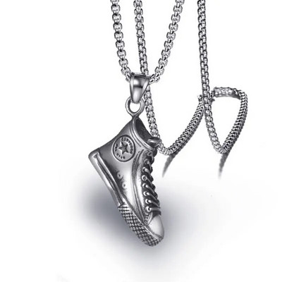 Nauja madinga Sportinė avalynė Futbolas Vyriški karoliai, gerbėjai, atletai, lydinio plieno pakabukai, karoliai iš lydinio papuošalai vakarėliui skirtos dovanos