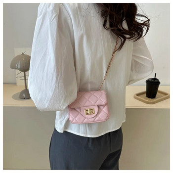 Νέα μοντέρνα καλοκαιρινή τσάντα χιαστί Απλή, καθημερινή μικρή τετράγωνη τσάντα Γυναικεία κομψή, κομψή γυναικεία τσάντα με αγκράφα με αγκράφα