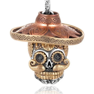 Colier vintage gotic Hell Reaper Scythe pandantiv cu demon mistic pentru bărbați, bijuterii de tendință de Halloween cu personalitate punk