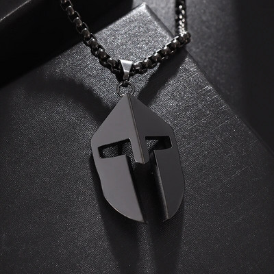 Ares Spartan Helmet Kaelakee Vintage võlu Käsitsi valmistatud Ripats Meestele Naistele Punk Hip Hop Peoballi Ehted Kingitused