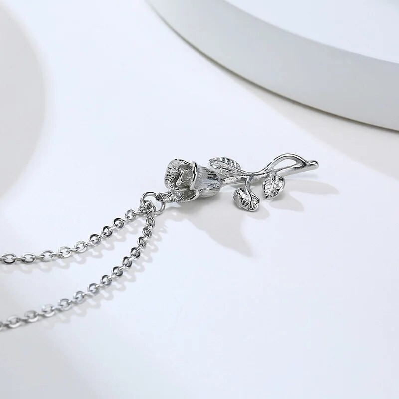 KLASSIKALINE ÜHE ROOSI RIPUTATUD KAELAKE MEESTELE, NAISTELE, VIRNASTATAVAD VÕI SOLO- JA KIHILISTE EHTE KANDMISEKS