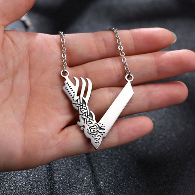 Κολιέ Viking Mjolnir, κρεμαστό κόσμημα Thor`s Hammer, Κολιέ Βίκινγκ από ανοξείδωτο ατσάλι, Κοσμήματα Viking, Φυλαχτό δύναμης, Σκανδιναβική μυθολογία