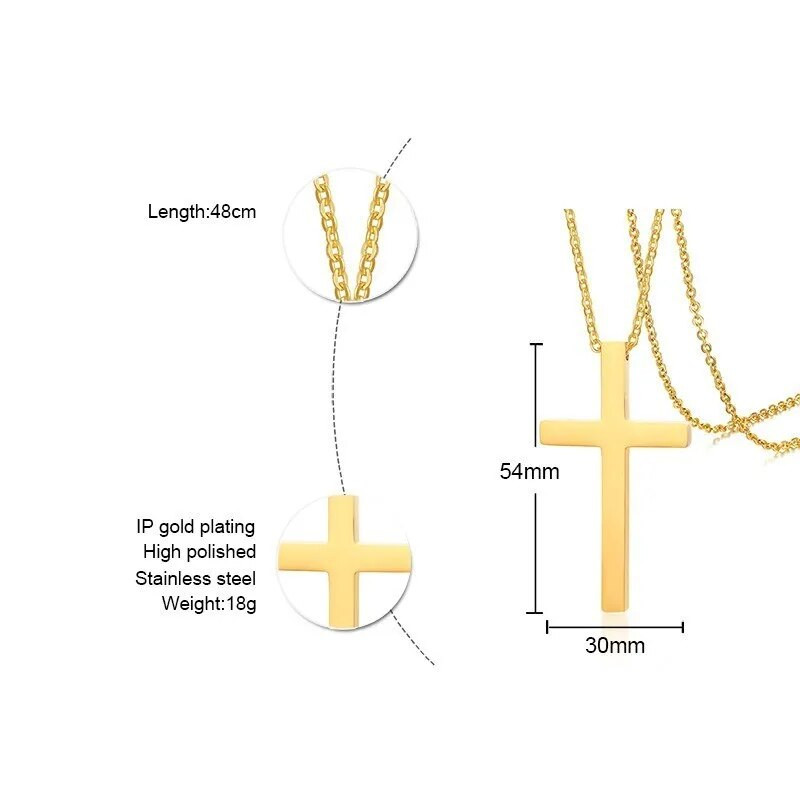 Vnoxi lihtne roostevabast terasest ripats kaelakee meestele naistele musta kullavärvi kraega ehted