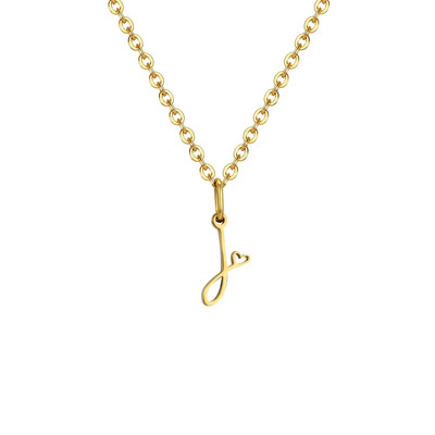 Vnox Initial κολιέ για γυναίκες κορίτσια, μενταγιόν 26 γραμμάτων AZ, κολιέ με αλυσίδα Alphabet Charm, Κομψό Κολάρο Boho