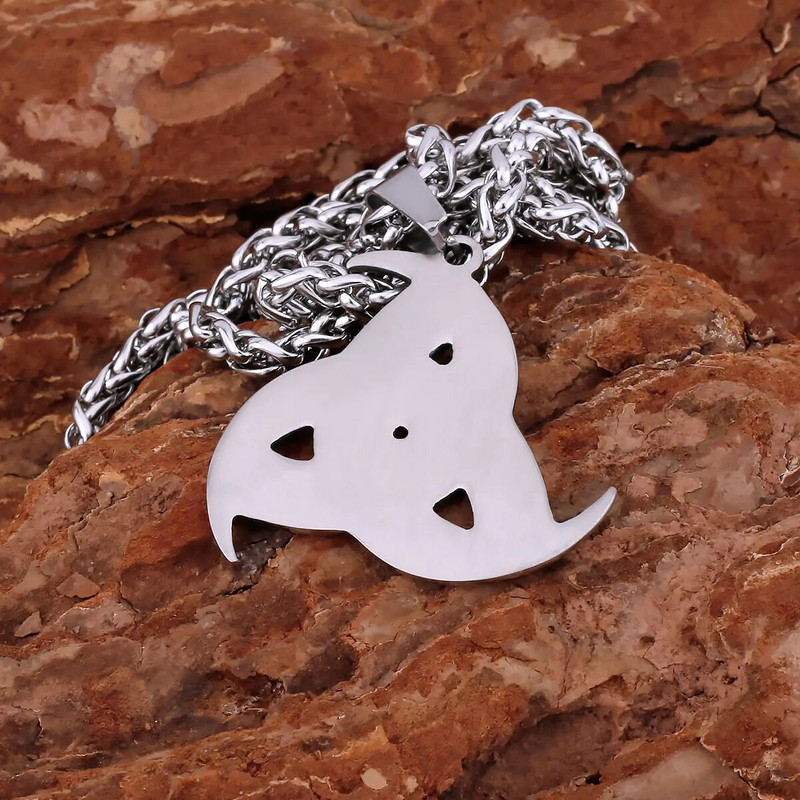 Šiaurės šalių vyrų vikingų keltų mazgų karoliai nerūdijančio plieno mados slavų trejybės pakabukas karoliai aukštos kokybės žavūs papuošalai