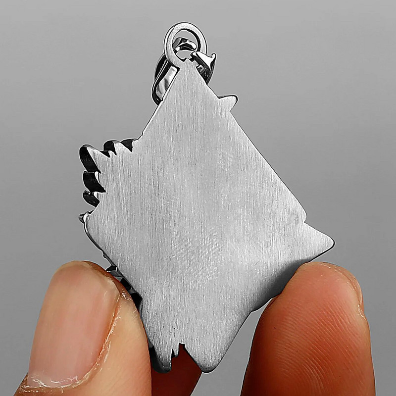 Viking Vintage Wolf Head ripats kaelakee Skandinaavia roostevabast terasest kaelakee meeste amulett ehteid kingitus