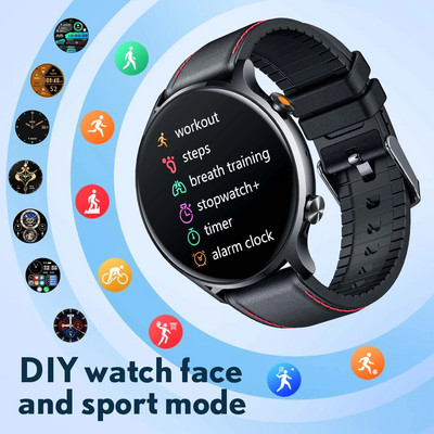 „CanMixs“ išmanusis laikrodis vyrams Atsparus vandeniui 100 ir daugiau sporto režimų širdies ritmo kraujo deguonies miego stebėjimas išmanusis laikrodis moterims skirtas „Android“