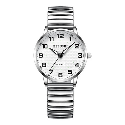 UTHAI H10 eakate käekellad veekindlad, suur number, 41 mm sihverplaat, kerge luksuslik kullast terasest käekell meeste moodne kvarts käekell.