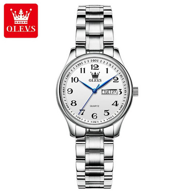Šveitsi luksusbränd OLEVS meeste kvartskell araabia numbritega roostevabast terasest veekindel kalender Käekell Meestele Kingitused isale