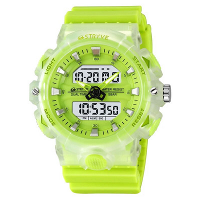 Νέο ρολόι STRYVE για Ανδρικό Υψηλής Ποιότητας Digital-Analog Dual Movement 5ATM Αδιάβροχα ρολόγια Fashion Sports Ανδρικό ρολόι 8025