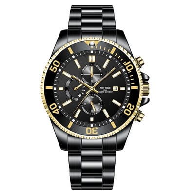 NOTIONR Luksuslik mood meeste rohelised käekellad Meeste äri veekindel kuupäev kvartskell mees vabaaja helendav kell montre homme