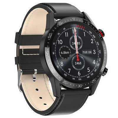 Sport Smart Watch Full Round HD ekraan 22 mm Naiste BT Call Fitness Monitor Meeste IP68 Veekindel moodne nutikell IOS Androidile