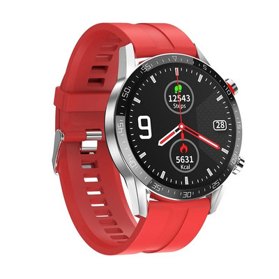Sport Smart Watch Full Round HD ekraan 22 mm Naiste BT Call Fitness Monitor Meeste IP68 Veekindel moodne nutikell IOS Androidile