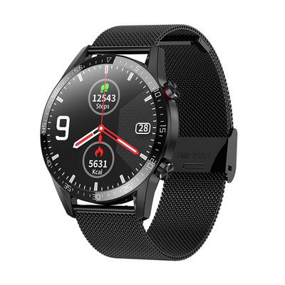 Sport Smart Watch Full Round HD ekraan 22 mm Naiste BT Call Fitness Monitor Meeste IP68 Veekindel moodne nutikell IOS Androidile